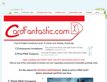 Tablet Screenshot of cardfantastic.com